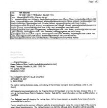 Waterbury Rotary Meeting Notes